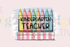 Colorful Kindergarten Teacher Crayon Clipart Bundle