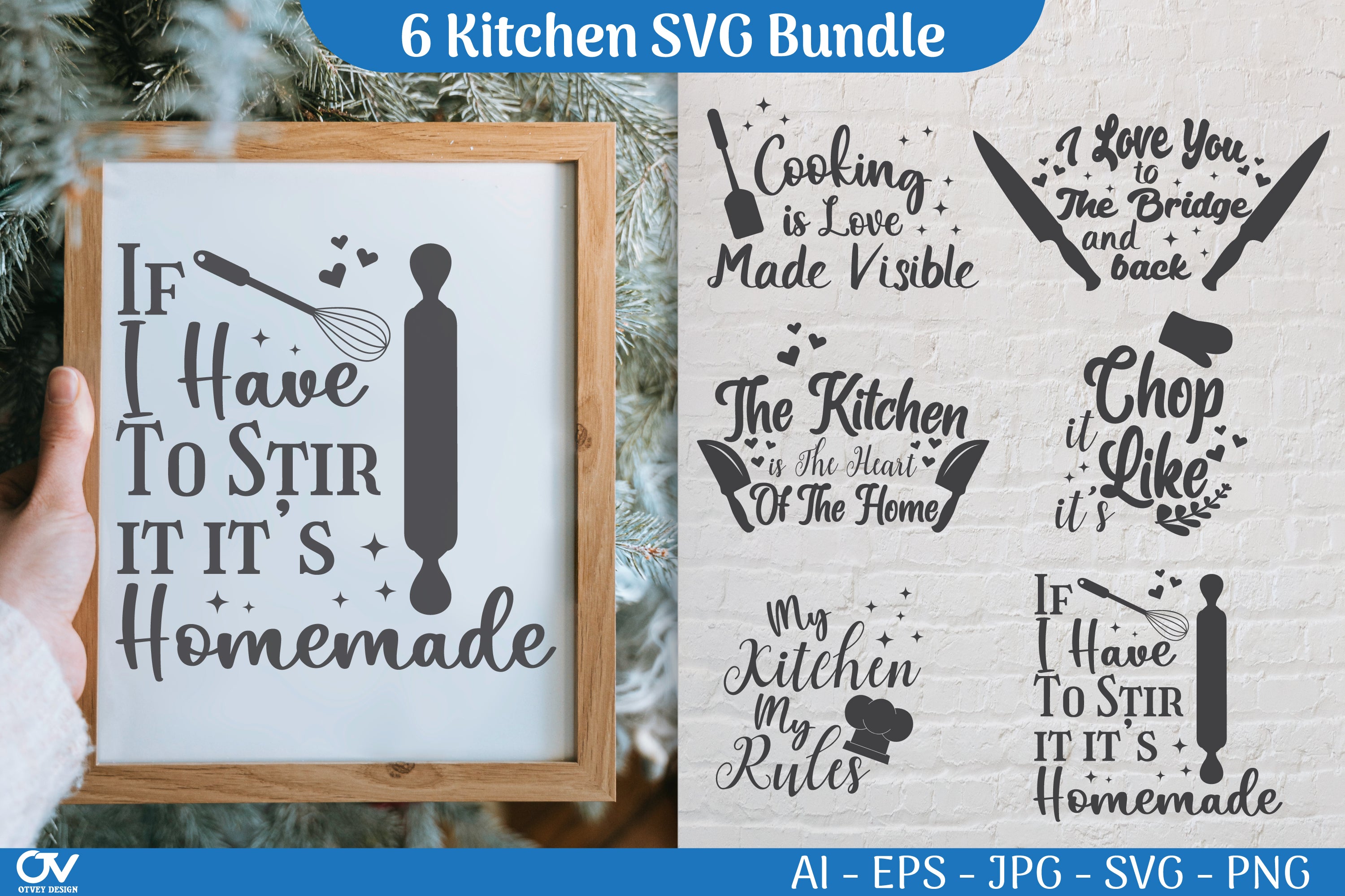 Kitchen Decal SVG Bundle - CraftNest - Digital Crafting and Art