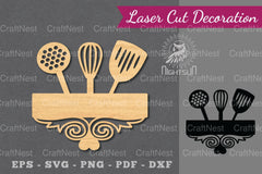 Laser Cut Kitchen Sign Clipart Bundle - CraftNest - Digital Crafting and Art