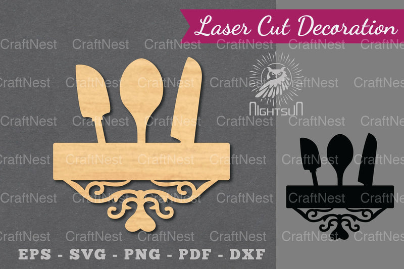Kitchen Sign Laser Cut Design Bundle - CraftNest - Digital Crafting and Art