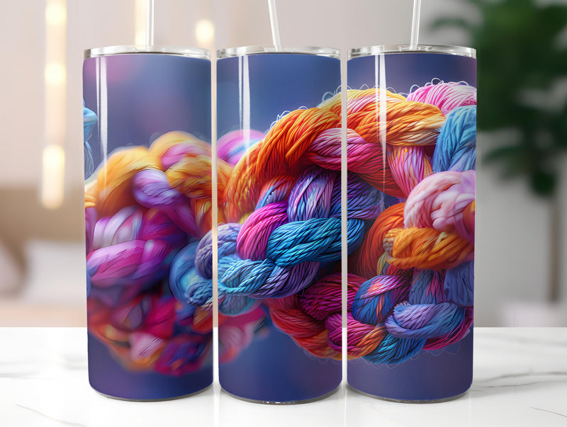 Knitting 2 Tumbler Wrap - CraftNest - Digital Crafting and Art