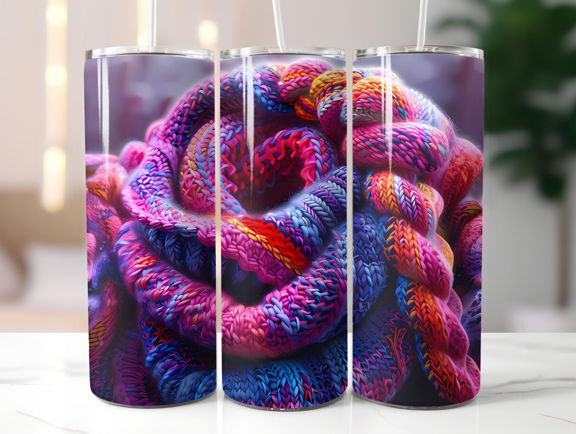 Knitting 1 Tumbler Wrap - CraftNest - Digital Crafting and Art