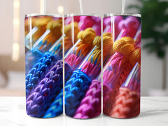 Knitting 1 Tumbler Wrap - CraftNest - Digital Crafting and Art