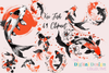 Stunning Koi Fish Clipart Bundle