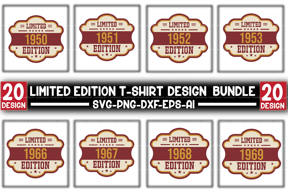 Limited Edition SVG Bundle  Designs 1