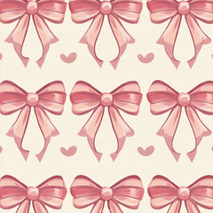 Coquette Bow Pattern Seamless Digital Paper - CraftNest - Digital Crafting and Art