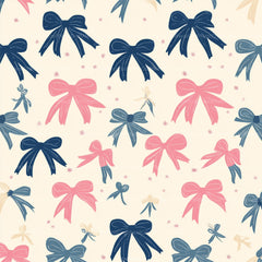 Coquette Bow Pattern Seamless Digital Paper - CraftNest - Digital Crafting and Art