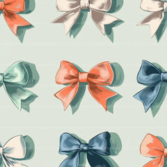 Coquette Bow Pattern Seamless Digital Paper - CraftNest - Digital Crafting and Art