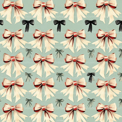 Coquette Bow Pattern Seamless Digital Paper - CraftNest - Digital Crafting and Art
