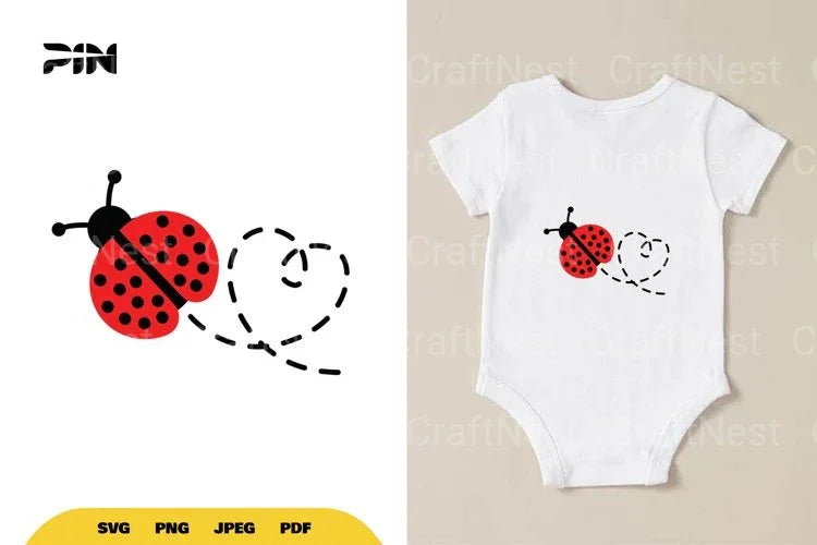 Ladybug Path SVG Bundle - CraftNest - Digital Crafting and Art