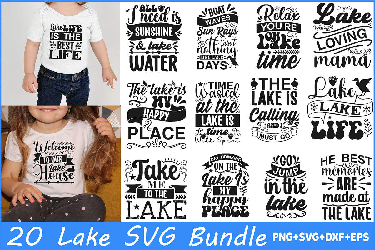Lake SVG Bundle - CraftNest - Digital Crafting and Art