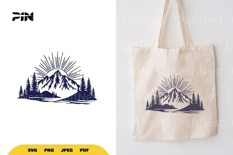 Landscape SVG Bundle - CraftNest - Digital Crafting and Art