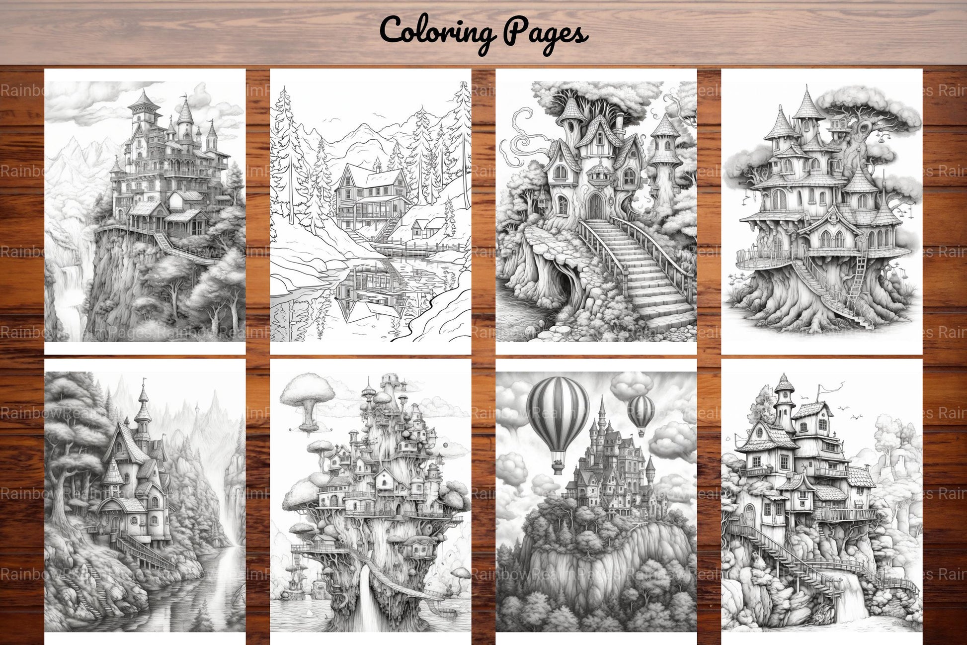 Boho Landscape Coloring Book - CraftNest - Digital Crafting and Art