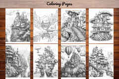 Boho Landscape Coloring Book - CraftNest - Digital Crafting and Art