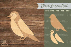 Lark Bird Laser Cut Decoration Clipart Bundle - CraftNest - Digital Crafting and Art