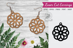 Laser Cut Earrings SVG Bundle - CraftNest - Digital Crafting and Art