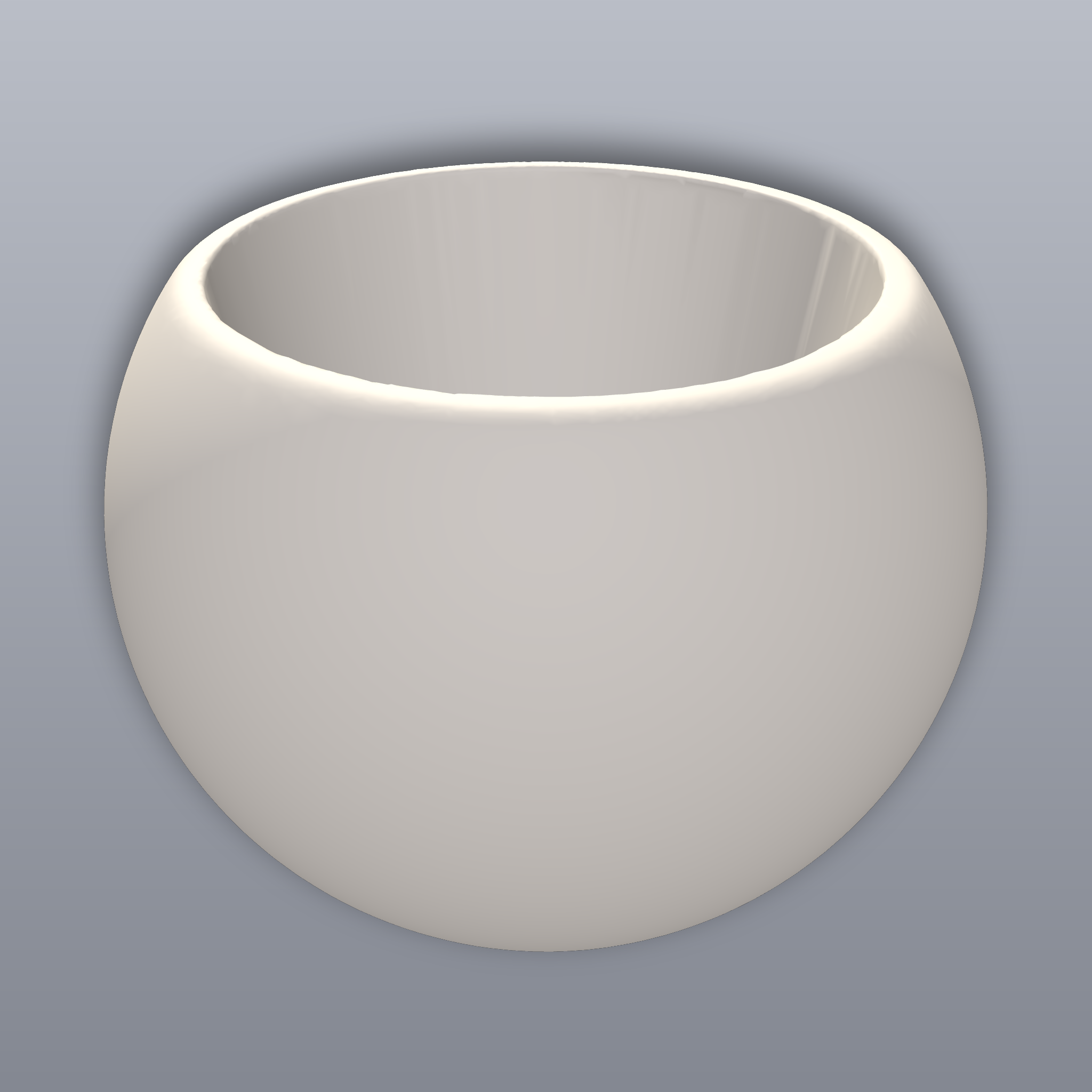 Laughing Emoji Planter Table Open 3D Print STL File