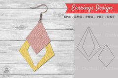 Leather Earring Design Clipart Bundle - CraftNest - Digital Crafting and Art