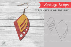 Leather Earring Design Clipart Bundle - CraftNest - Digital Crafting and Art