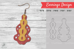 Leather Earring Design Clipart Bundle - CraftNest - Digital Crafting and Art