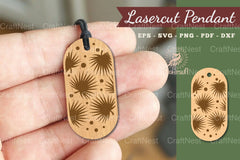 Leaves Lasercut Pendant Design Bundle - CraftNest - Digital Crafting and Art