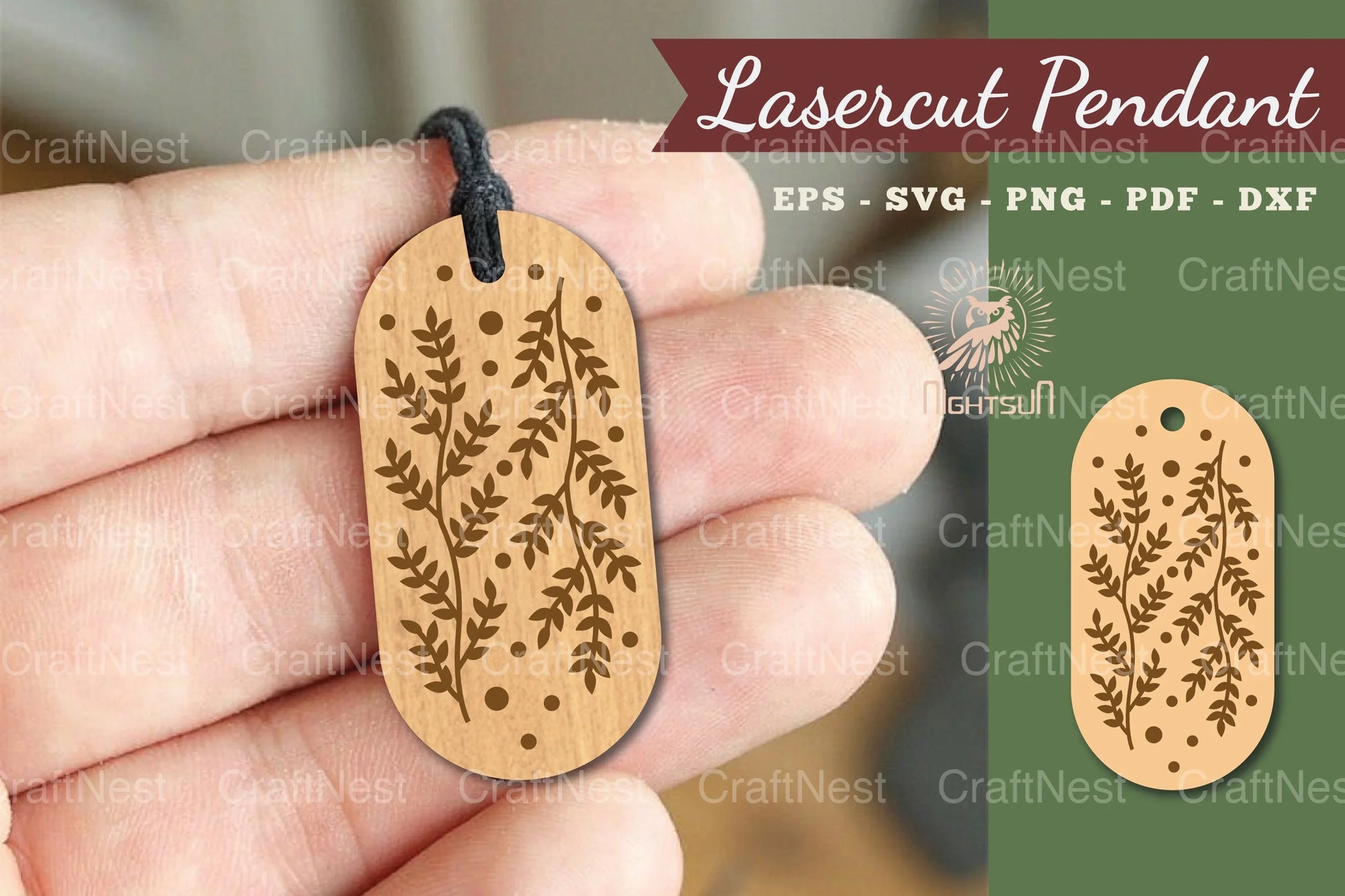 Leaves Lasercut Pendant Clipart Bundle - CraftNest - Digital Crafting and Art