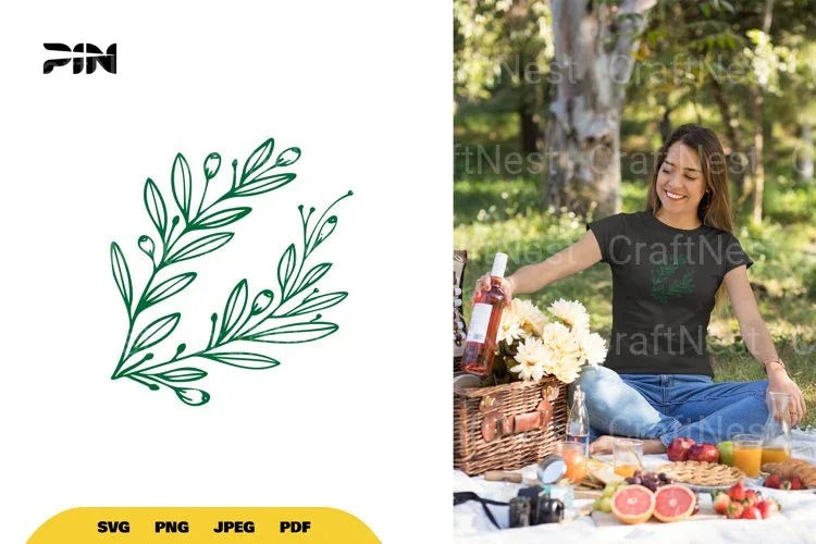 Leaves Doodle SVG Bundle - CraftNest - Digital Crafting and Art