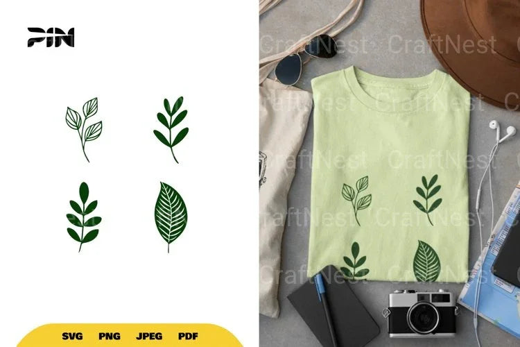Leaves SVG Bundle - CraftNest - Digital Crafting and Art