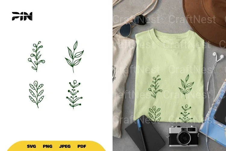 Leaves SVG Bundle - CraftNest - Digital Crafting and Art