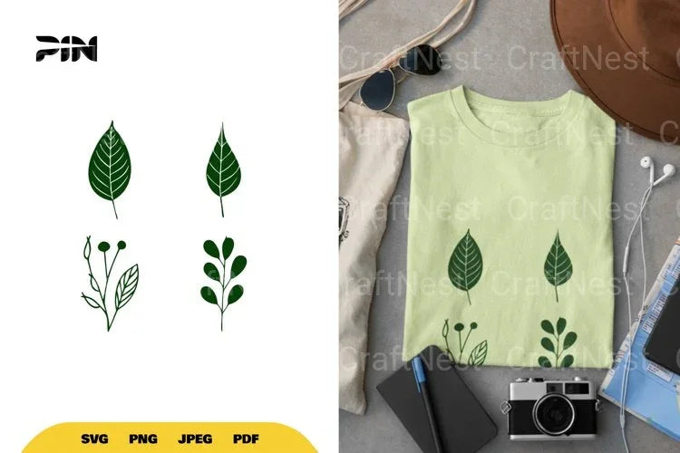 Leaves SVG Bundle - CraftNest - Digital Crafting and Art
