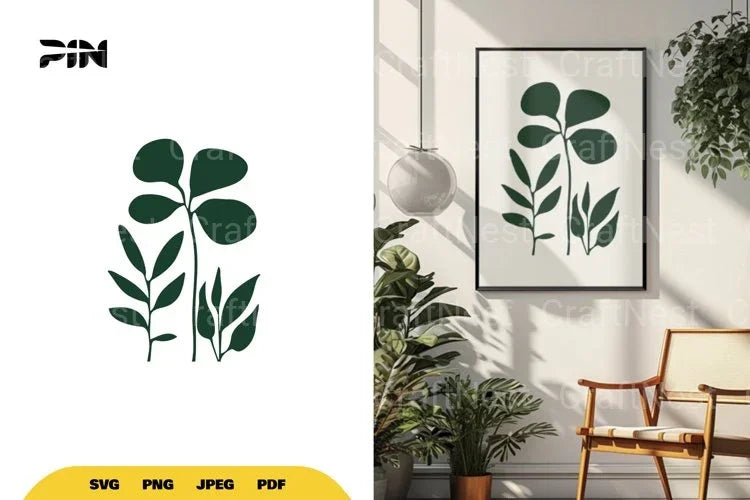 Leaves Wall Cut File SVG Bundle - Clipart Bundle - CraftNest - Digital Crafting and Art