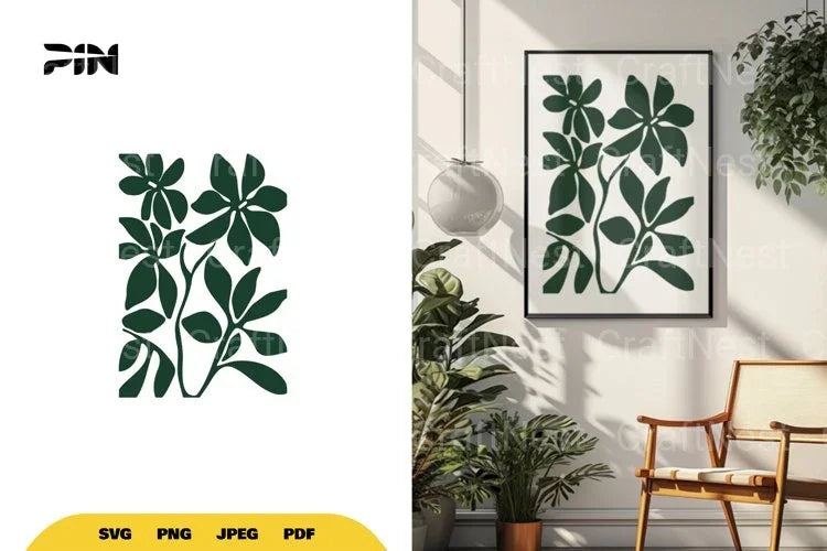 Leaves Wall Cut File SVG Bundle - Clipart Bundle - CraftNest - Digital Crafting and Art