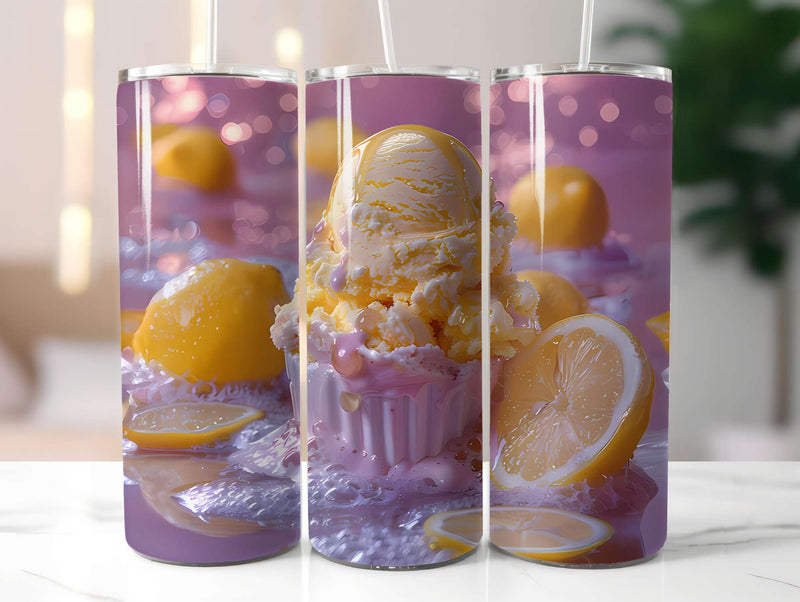 Lemon Summer 1 Tumbler Wrap - CraftNest - Digital Crafting and Art