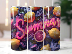 Lemon Summer 5 Tumbler Wrap - CraftNest - Digital Crafting and Art