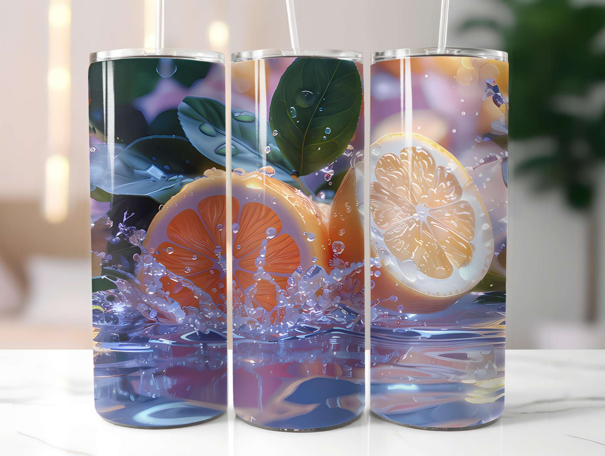 Lemon Summer 4 Tumbler Wrap - CraftNest - Digital Crafting and Art