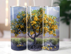 Lemon Summer 3 Tumbler Wrap - CraftNest - Digital Crafting and Art