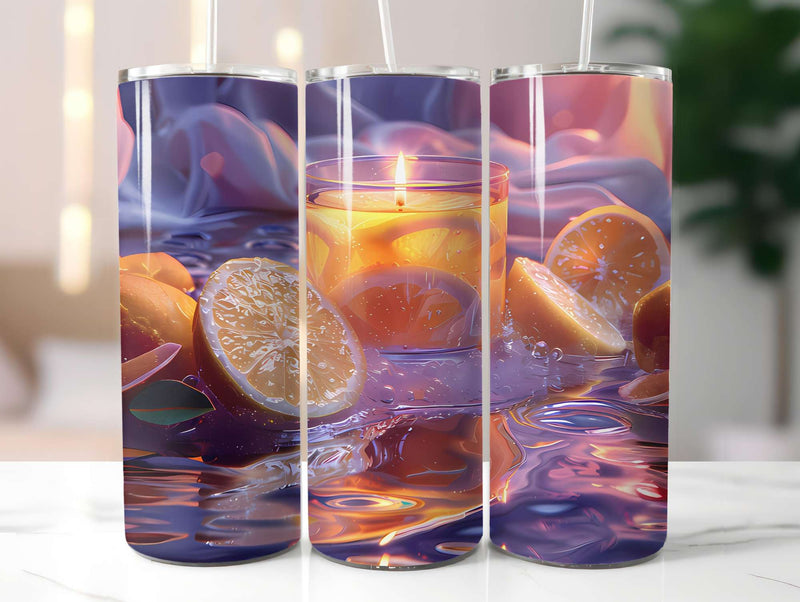 Lemon Summer 5 Tumbler Wrap - CraftNest - Digital Crafting and Art