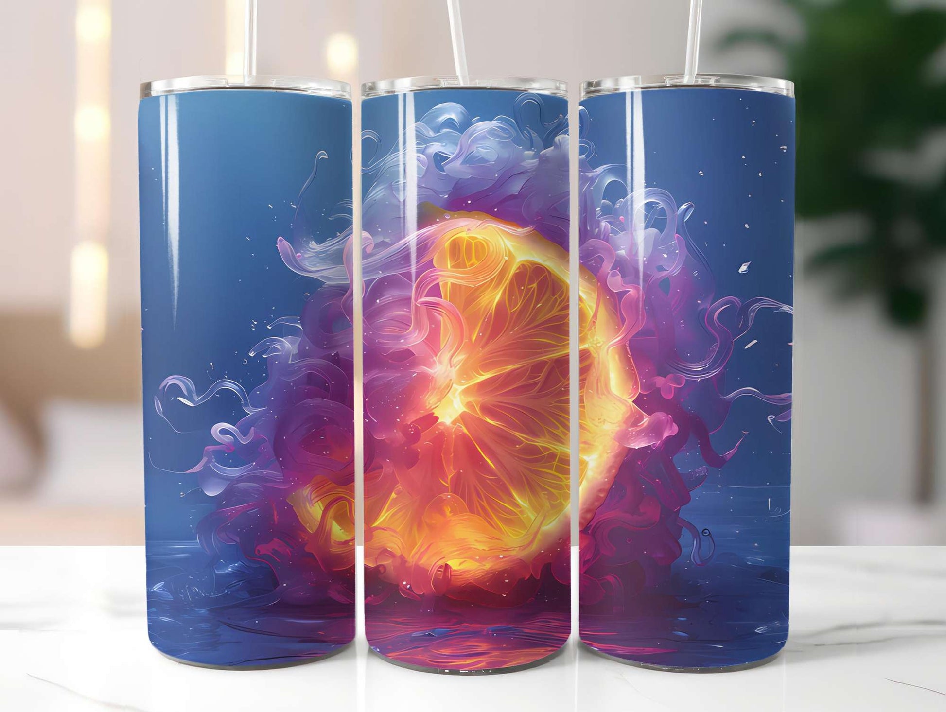 Lemon Summer 1 Tumbler Wrap - CraftNest - Digital Crafting and Art