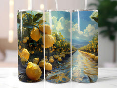 Lemon Summer 2 Tumbler Wrap - CraftNest - Digital Crafting and Art