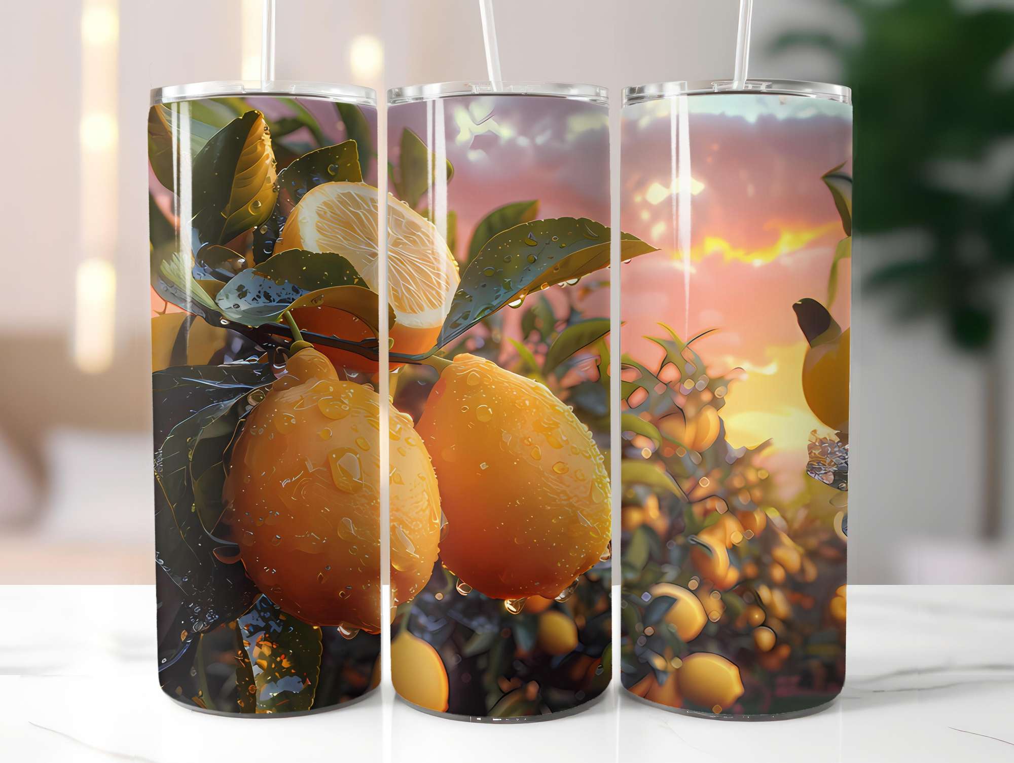 Lemon Summer 1 Tumbler Wrap - CraftNest - Digital Crafting and Art