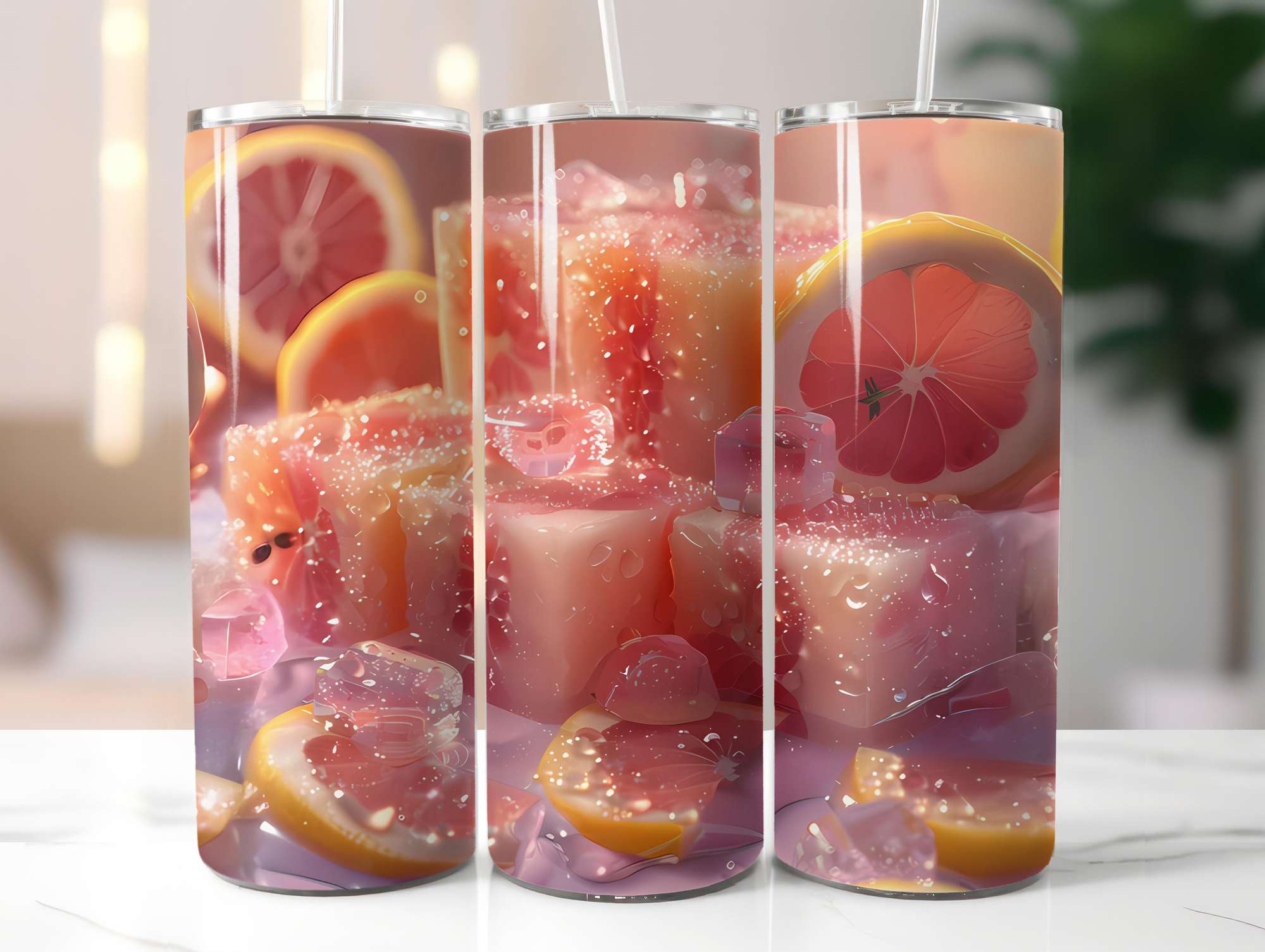 Lemon Summer 3 Tumbler Wrap - CraftNest - Digital Crafting and Art