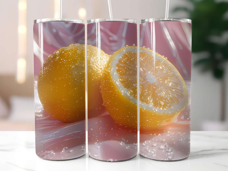 Lemon Summer 4 Tumbler Wrap - CraftNest - Digital Crafting and Art