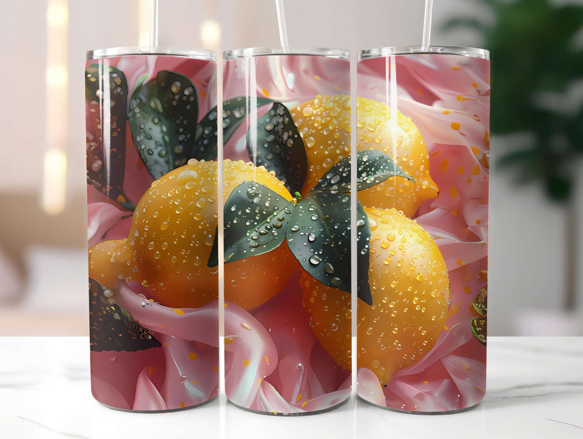 Lemon Summer 5 Tumbler Wrap - CraftNest - Digital Crafting and Art