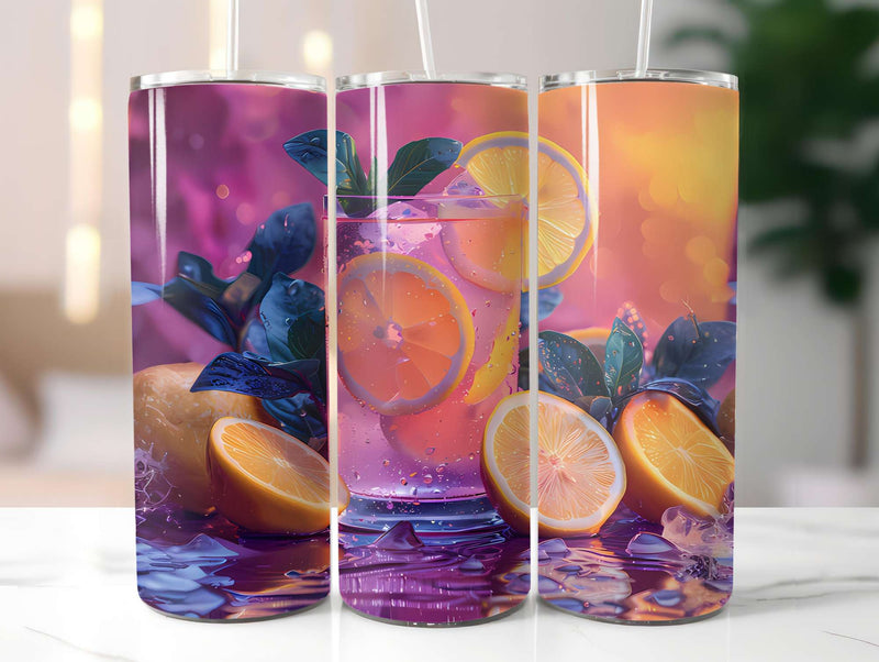 Lemon Summer 1 Tumbler Wrap - CraftNest - Digital Crafting and Art