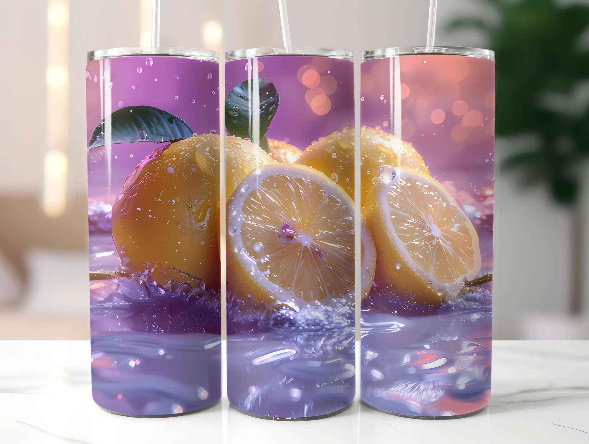 Lemon Summer 5 Tumbler Wrap - CraftNest - Digital Crafting and Art