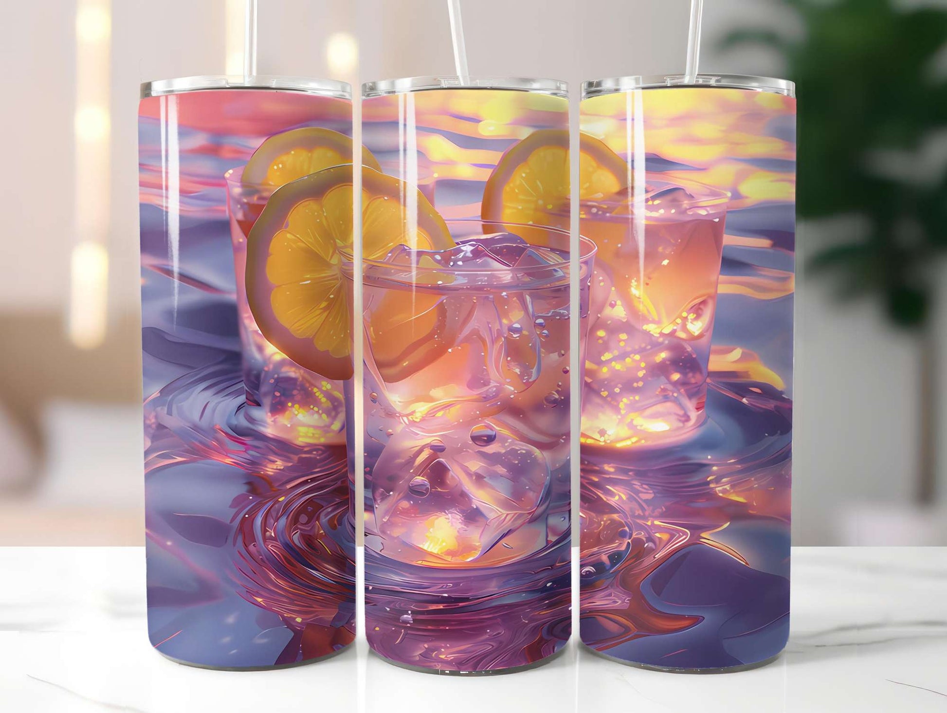 Lemon Summer 1 Tumbler Wrap - CraftNest - Digital Crafting and Art