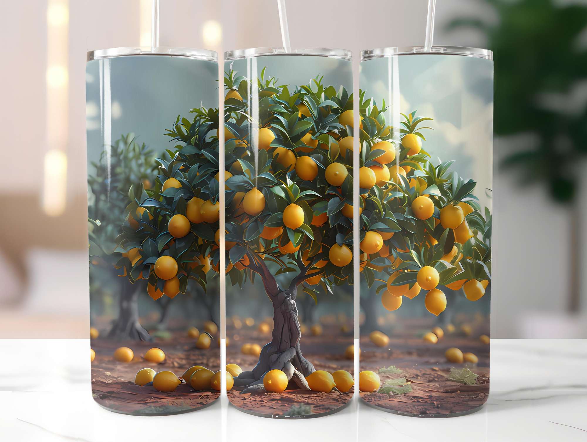 Lemon Summer 3 Tumbler Wrap - CraftNest - Digital Crafting and Art