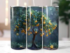 Lemon Summer 4 Tumbler Wrap - CraftNest - Digital Crafting and Art