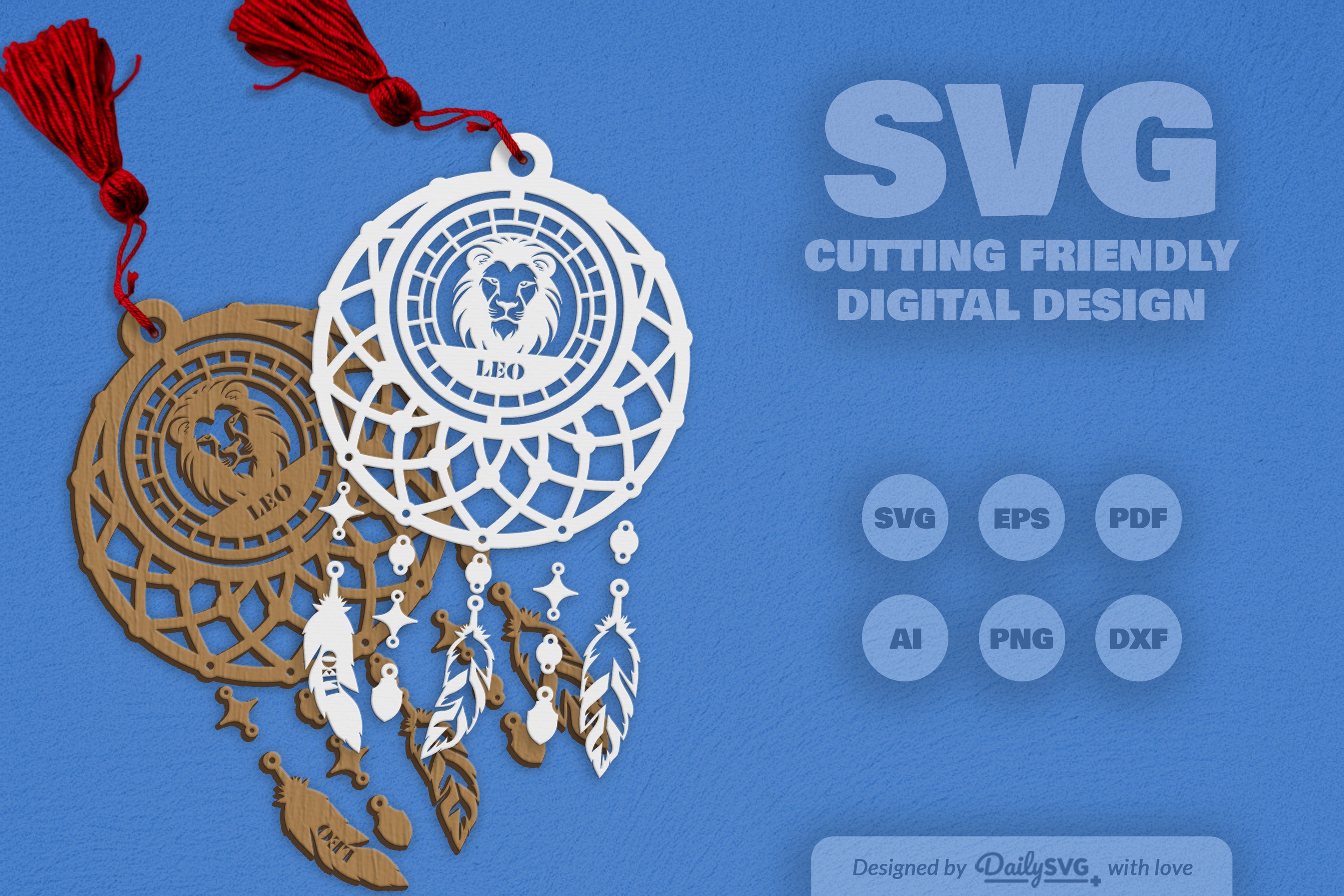 Leo Dream Catcher Set SVG Bundle 5