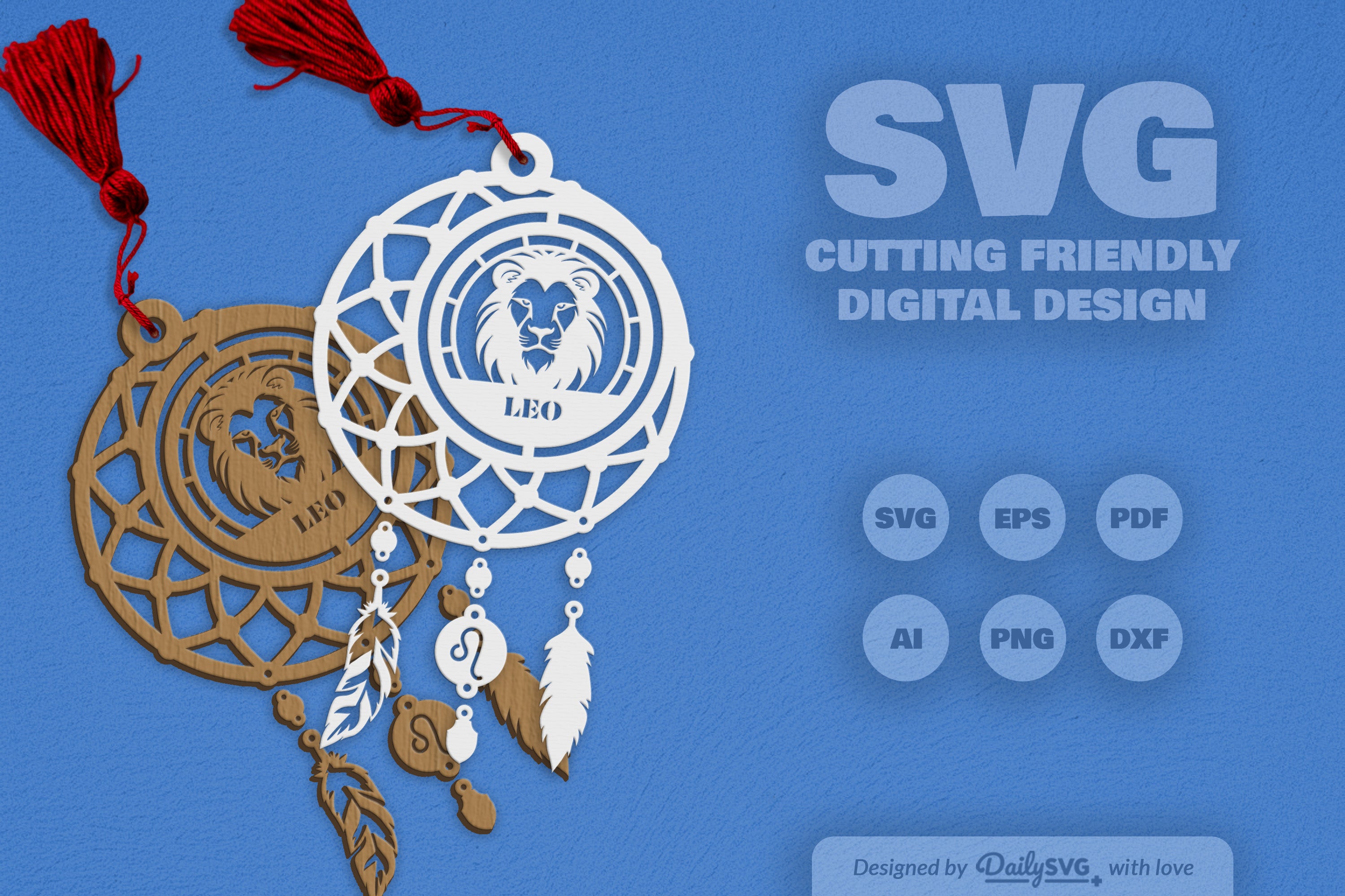 Leo Dream Catcher Set SVG Bundle 1